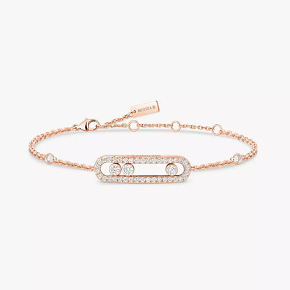 [Rani Jewelry]Pavé Baby Move Diamond Bracelet