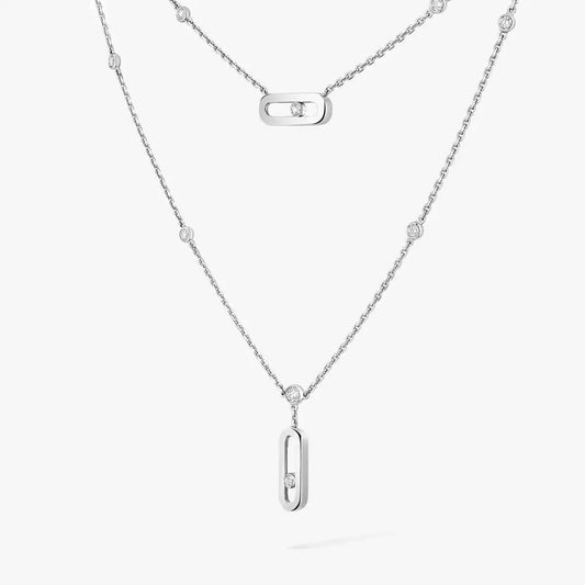 [Rani Jewelry] Move Uno Diamond Necklace