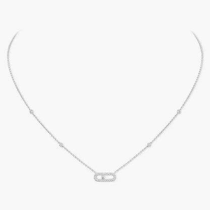 [Rani Jewelry]Diamond Necklace Move Uno