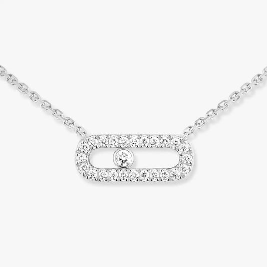 [Rani Jewelry]Diamond Necklace Move Uno