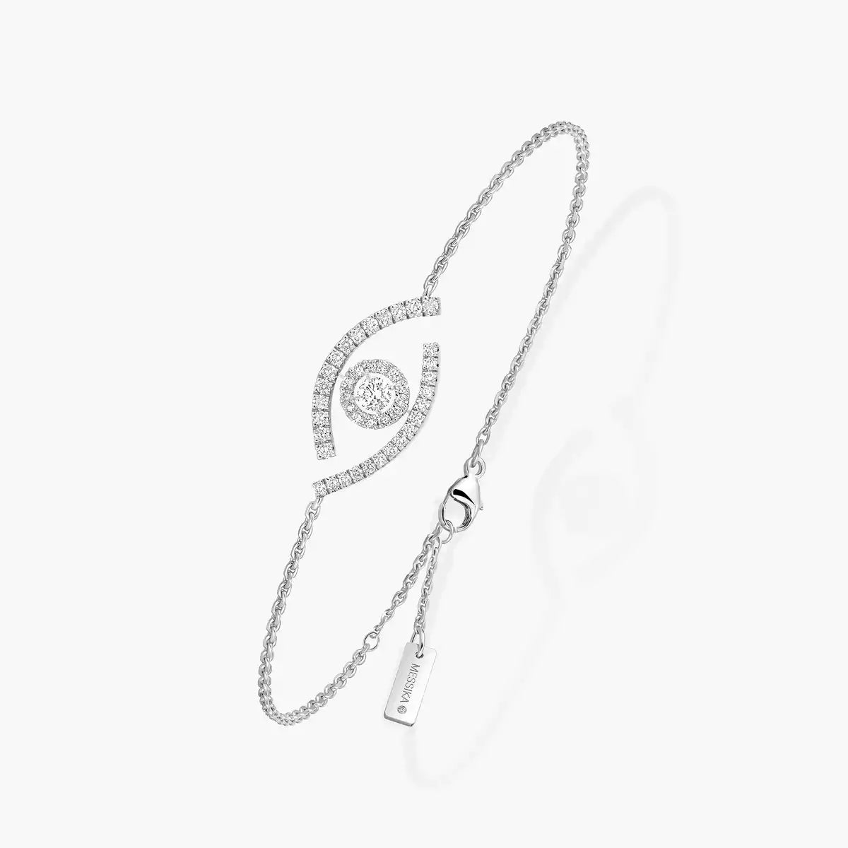 [Rani Jewelry]Lucky Eye Pave-Set Diamond Bracelet