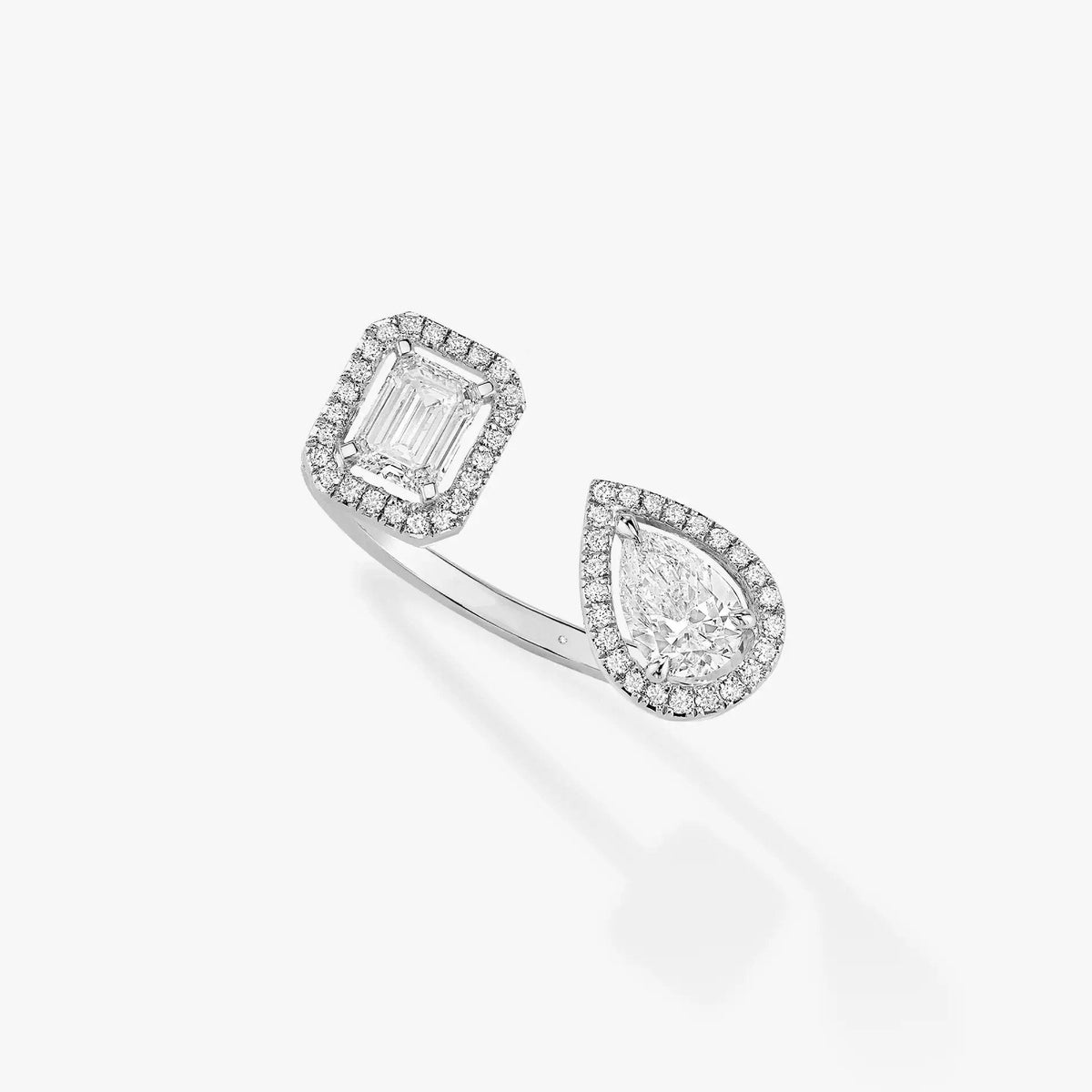 [Rani Jewelry]MY TWIN TOI & MOI SILVER DIAMOND RING