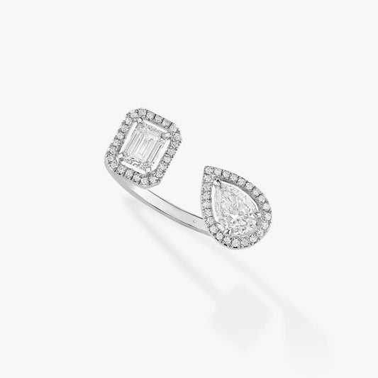 [Rani Jewelry]MY TWIN TOI & MOI SILVER DIAMOND RING
