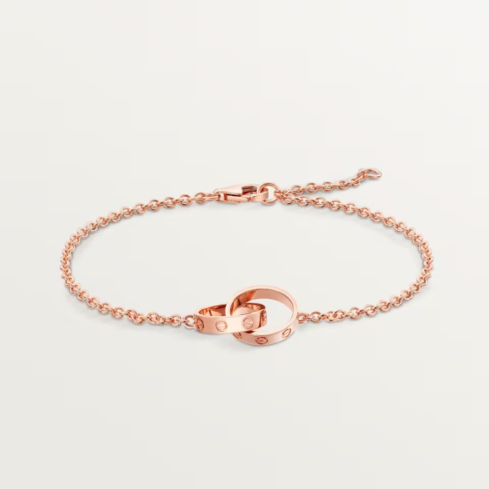 [Rani Jewelry] LOVE BRACELET DOUBLE RING