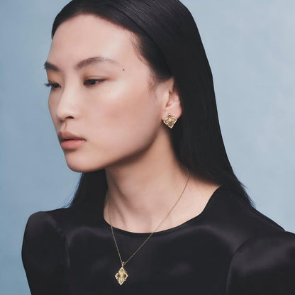 [Rani Jewelry JEWELRY] OPERA TULLE ENAMEL NECKLACE