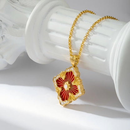 [Rani Jewelry JEWELRY] OPERA TULLE ENAMEL NECKLACE
