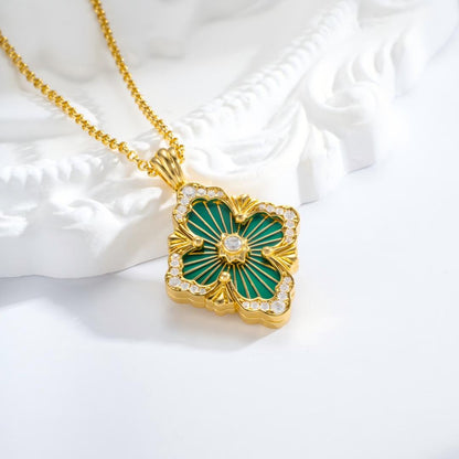 [Rani Jewelry JEWELRY] OPERA TULLE ENAMEL NECKLACE