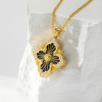 [Rani Jewelry JEWELRY] OPERA TULLE ENAMEL NECKLACE
