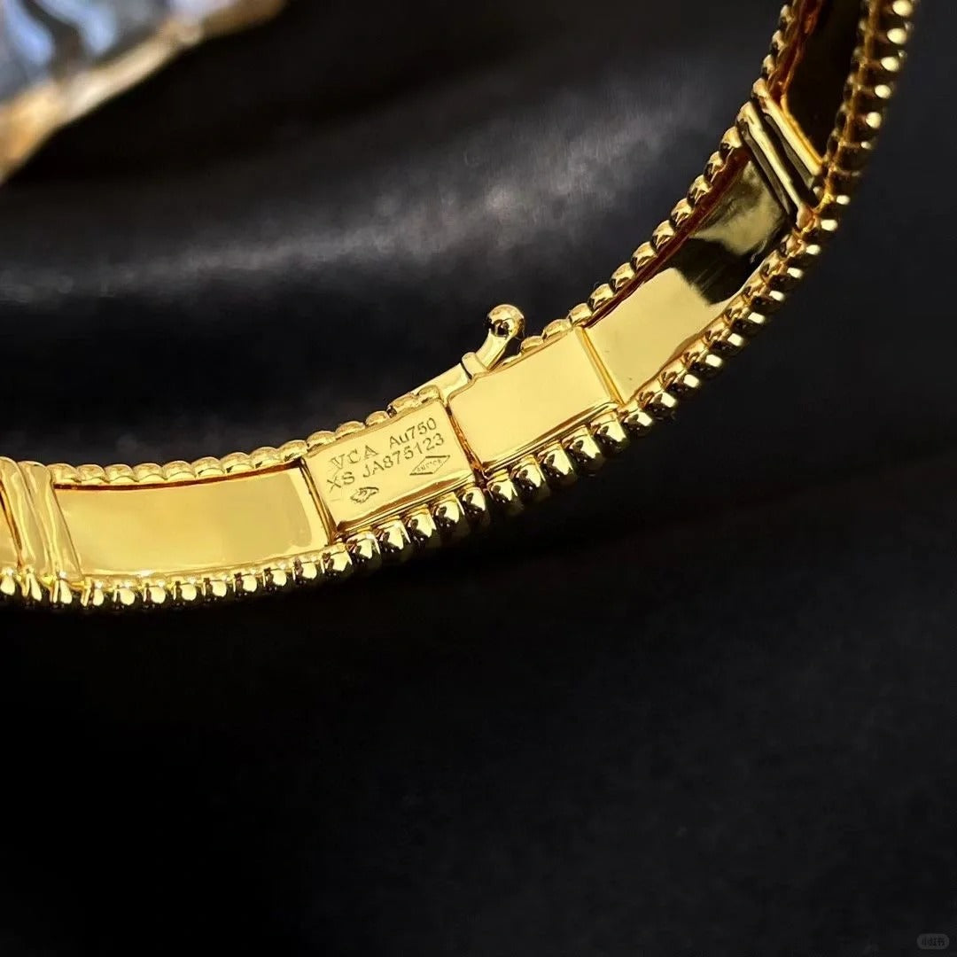 [Rani Jewelry]CLOVER PERLEE BRACELET SIGNATURE ENGRAVING SERIES