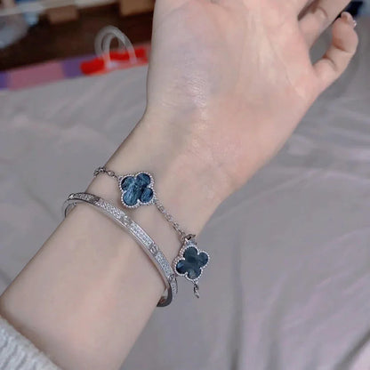 [Rani Jewelry]CLOVER 5 MOTIF PIETERSITE BRACELET COLLECTION
