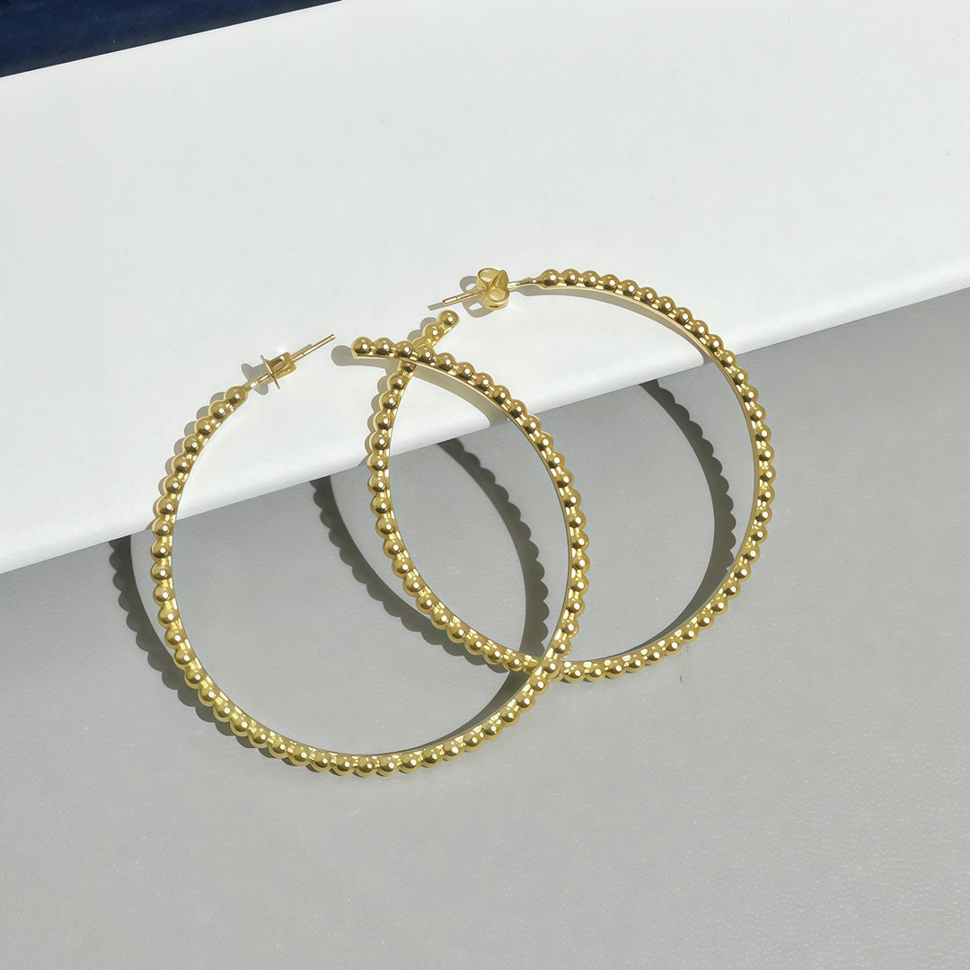 [Rani Jewelry] SMOOTH BEAD STUD EARRINGS