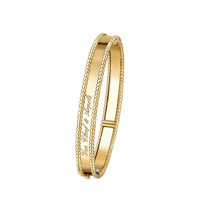 [Rani Jewelry]CLOVER PERLEE BRACELET SIGNATURE ENGRAVING SERIES