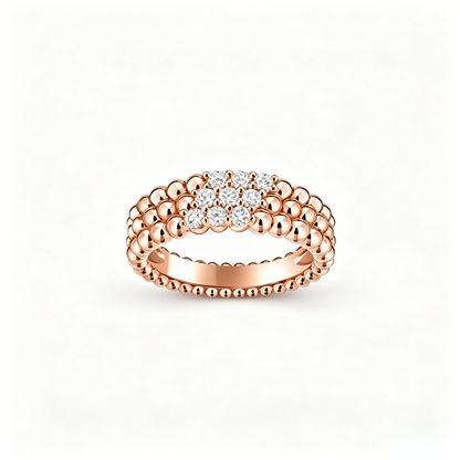 [Rani Jewelry] THREE-ROW DIAMOND RING