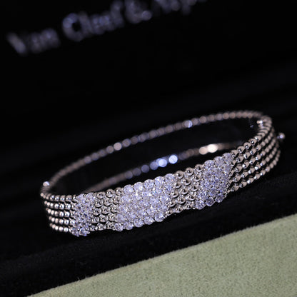 [Rani Jewelry]  FIVE-ROW DIAMOND BRACELET