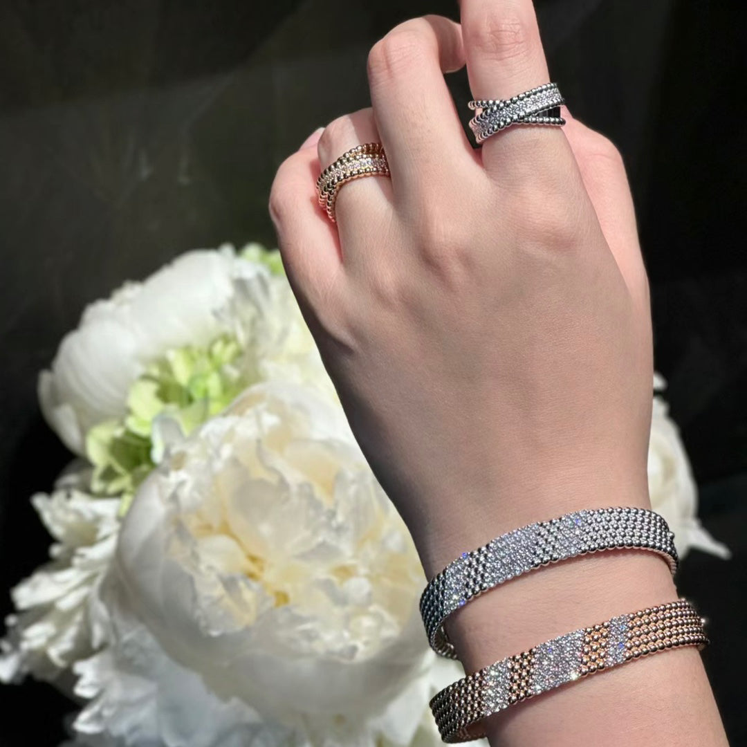 [Rani Jewelry]  FIVE-ROW DIAMOND BRACELET