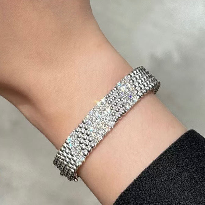 [Rani Jewelry]  FIVE-ROW DIAMOND BRACELET