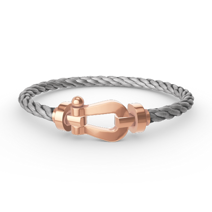 [Rani Jewelry]FORCE LARGE HORSESHOE NO DIAMOND BRACELET ROSE GOLD