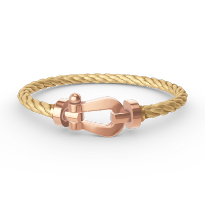 [Rani Jewelry]FORCE LARGE HORSESHOE NO DIAMOND BRACELET ROSE GOLD