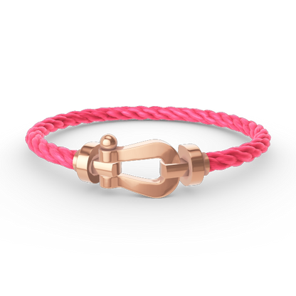 [Rani Jewelry]FORCE LARGE HORSESHOE NO DIAMOND BRACELET ROSE GOLD