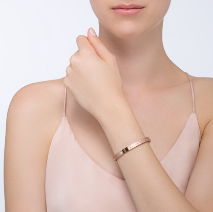 [Rani Jewelry] LOVE BRACELET 6.1MM 4 DIAMONDS