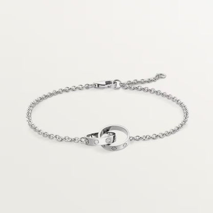 [Rani Jewelry] LOVE BRACELET DOUBLE RING