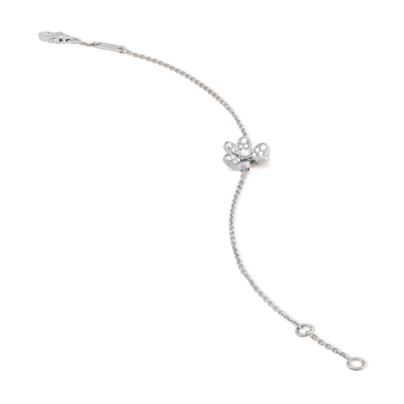 [Rani Jewelry]FRIVOLE SILVER FLOWER DIAMOND BRACELET