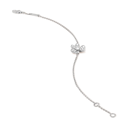 [Rani Jewelry]FRIVOLE SILVER FLOWER DIAMOND BRACELET