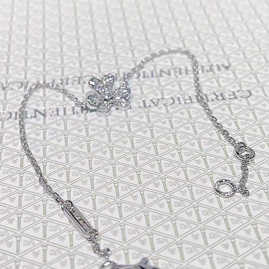 [Rani Jewelry]FRIVOLE SILVER FLOWER DIAMOND BRACELET