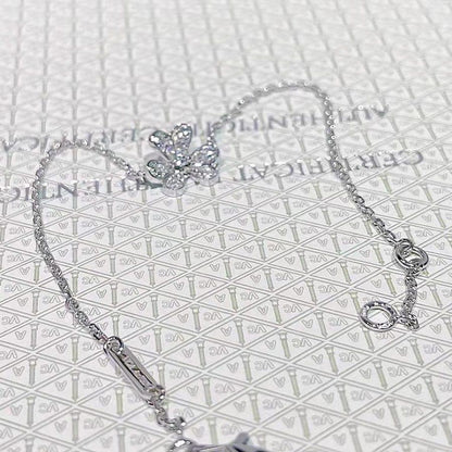 [Rani Jewelry]FRIVOLE SILVER FLOWER DIAMOND BRACELET