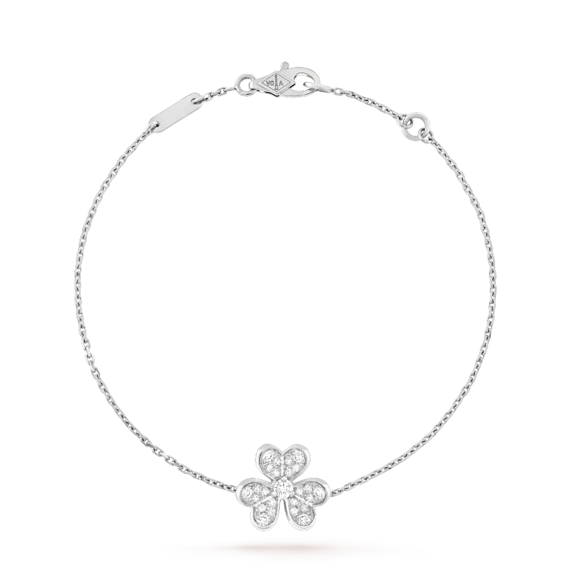 [Rani Jewelry]FRIVOLE SILVER FLOWER DIAMOND BRACELET