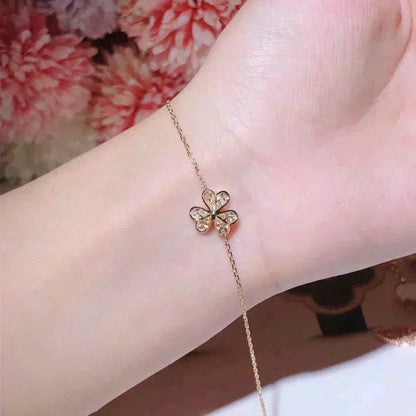 [Rani Jewelry]FRIVOLE GOLD FLOWER DIAMOND BRACELET