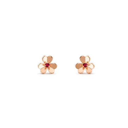 [Rani Jewelry]FRIVOLE  FLOWER PINK EARRINGS