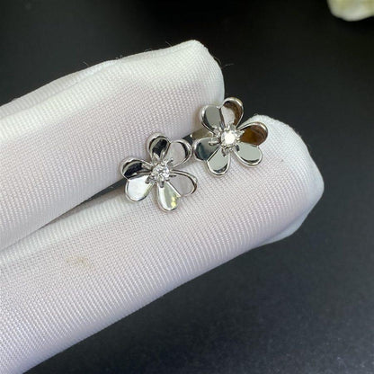 [Rani Jewelry]FRIVOLE MINI SILVER FLOWER EARRINGS