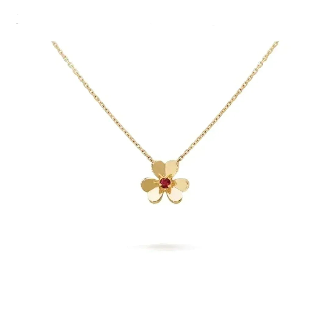 [Rani Jewelry]FRIVOLE GOLD FLOWER NECKLACE