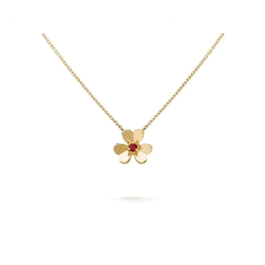 [Rani Jewelry]FRIVOLE GOLD FLOWER NECKLACE