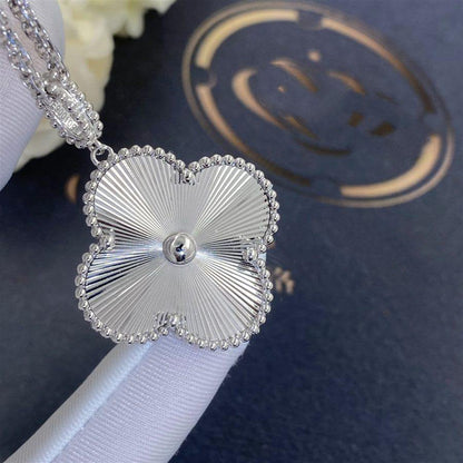 [Rani Jewelry]CLOVER 25MM SILVER BIG CLOVER NECKLACE