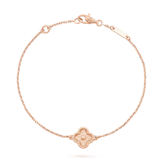 [Rani Jewelry]CLOVER SINGLE FLOWER BRACELET