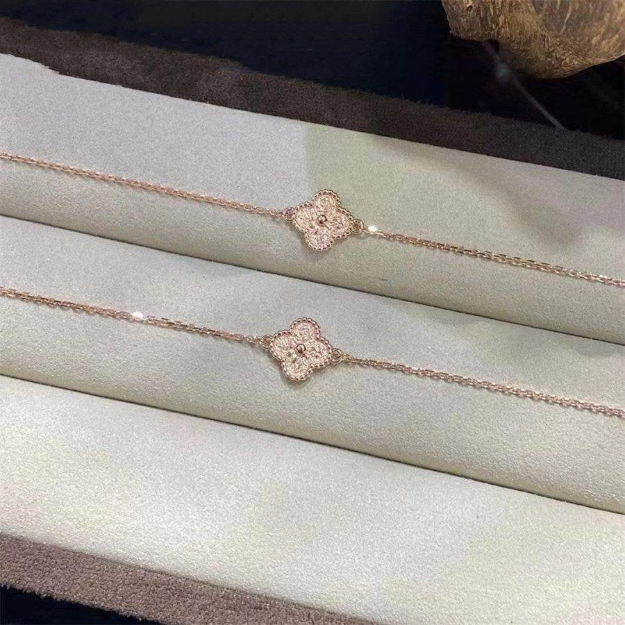 [Rani Jewelry]CLOVER SINGLE FLOWER BRACELET