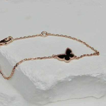 [Rani Jewelry]BUTTERFLY ONYX  BUTTERFLY BRACELET