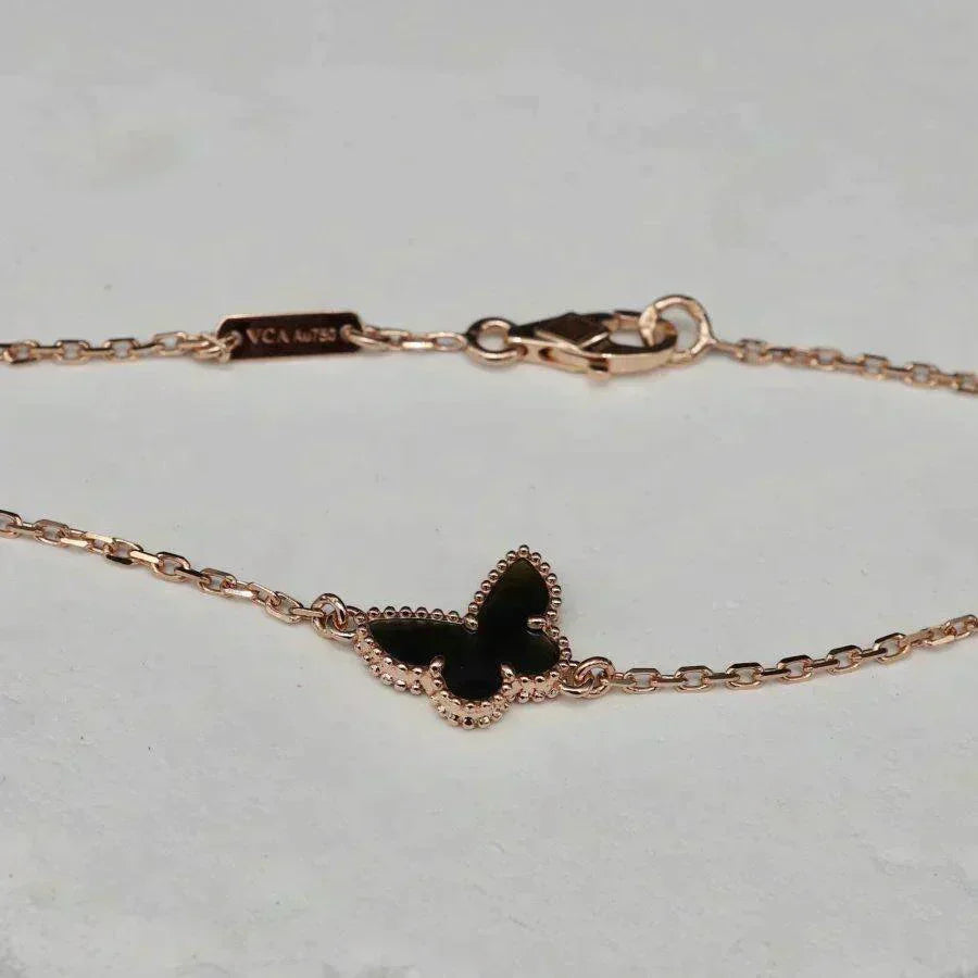 [Rani Jewelry]BUTTERFLY ONYX  BUTTERFLY BRACELET