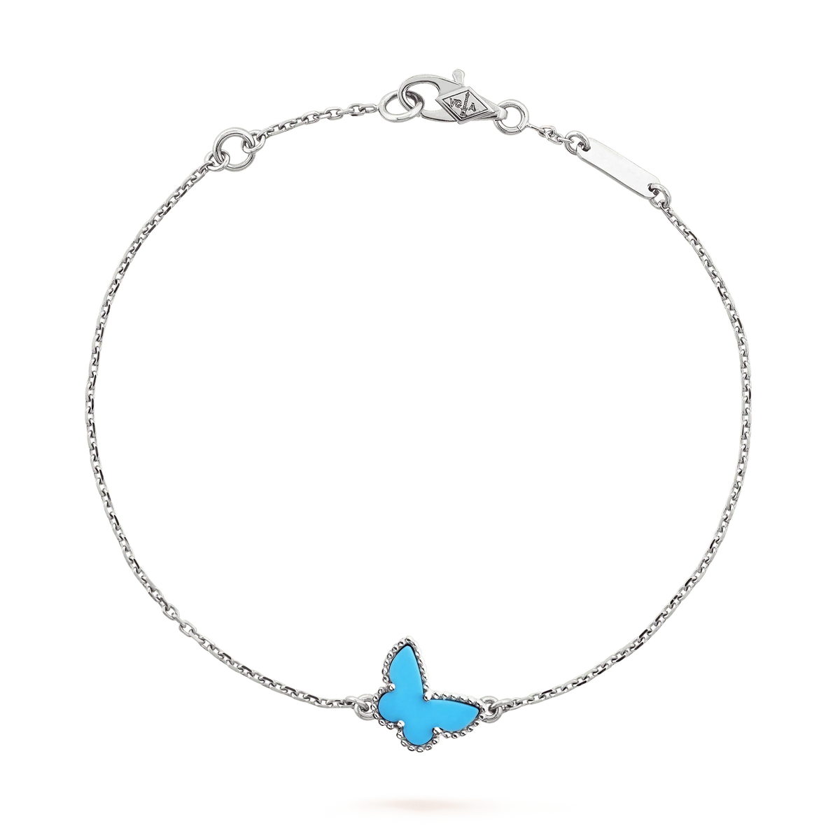 [Rani Jewelry]BUTTERFLY TURQUOISE BUTTERFLY BRACELET SILVER