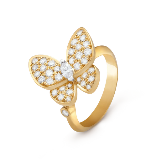[Rani Jewelry]BUTTERFLY DIAMOND RING