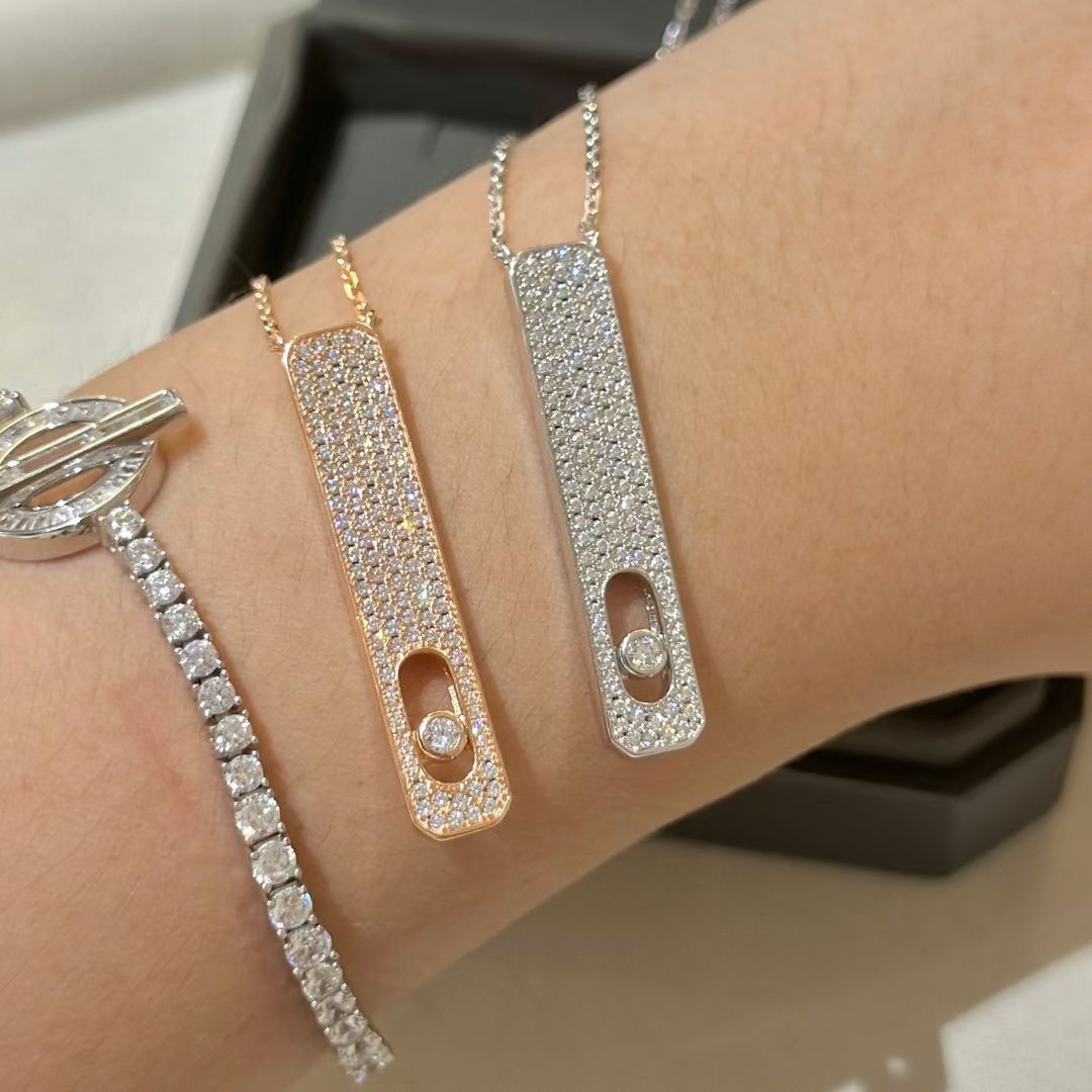 [Rani Jewelry]MY FIRST DIAMOND PAVED NECKLACE
