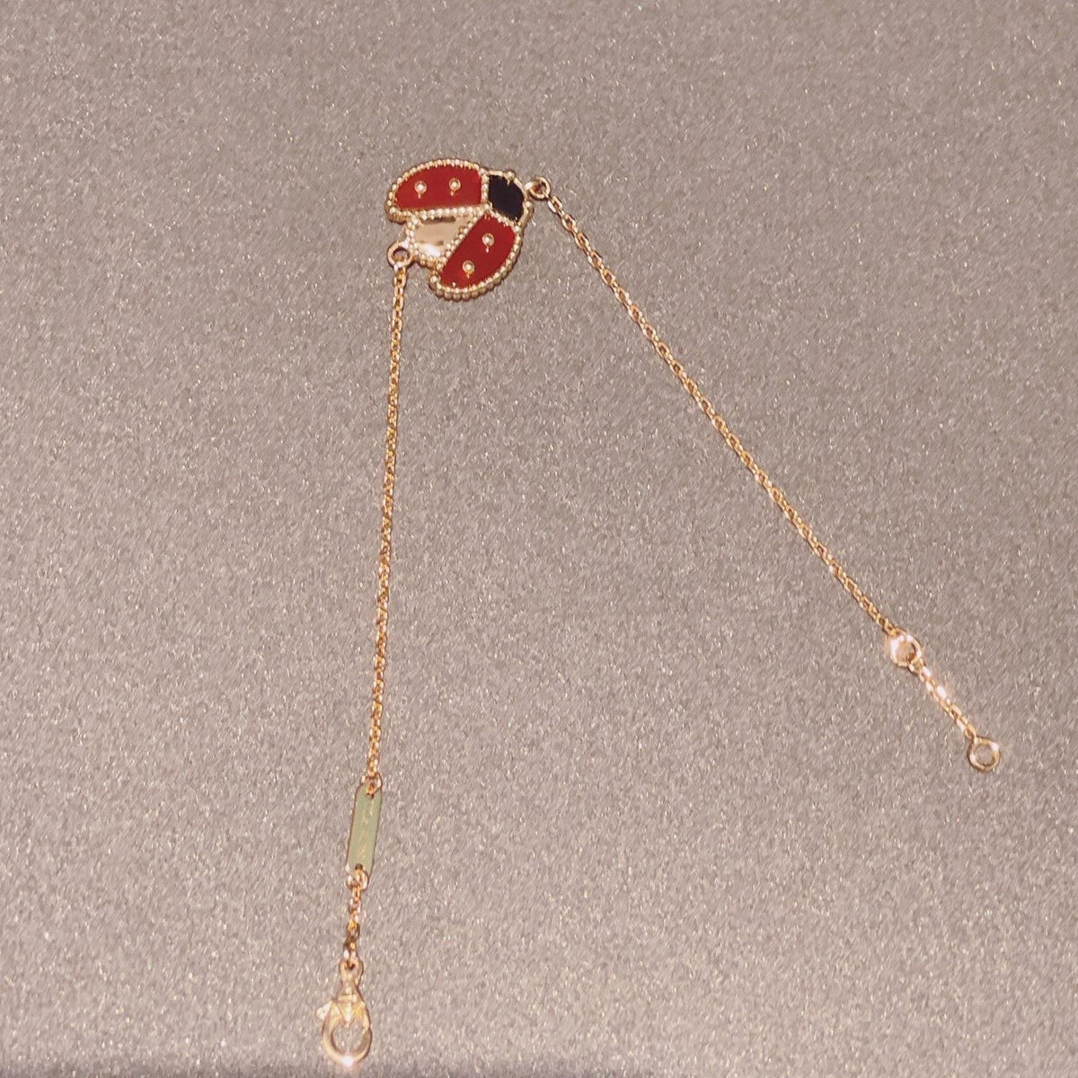 [Rani Jewelry]LUCKY SPRING 1 MOTIF PINK GOLD BRACELET