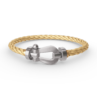 [Rani Jewelry]FORCE LARGE HORSESHOE NO DIAMOND BRACELET SILVER