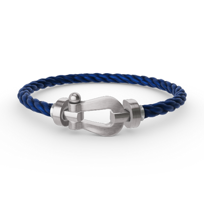 [Rani Jewelry]Love & Force Large Horseshoe Trio Bracelet Stack Set