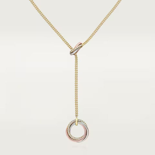 [Rani Jewelry] TRINITY DIAMONDS NECKLACE