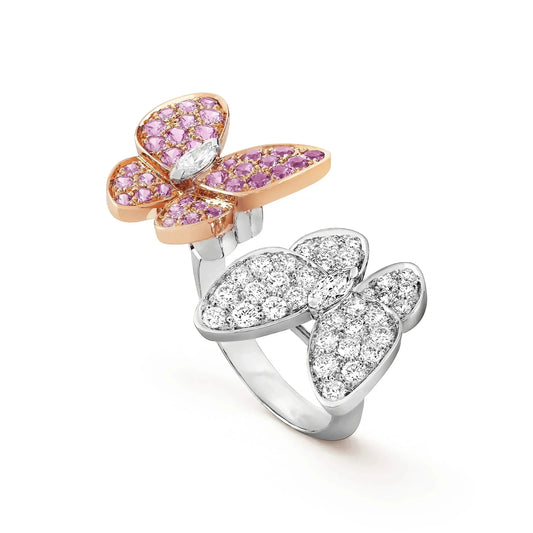 [Rani Jewelry]TWIN BUTTERFLY DIAMOND RING