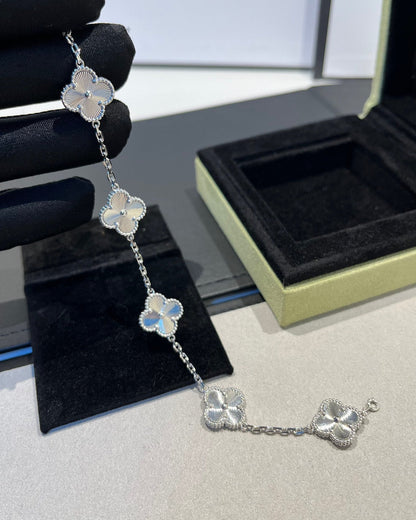 [Rani Jewelry] CLOVER 5 MOTIF LASER BRACELET COLLECTION